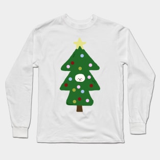 Christmas Tree Dog Long Sleeve T-Shirt